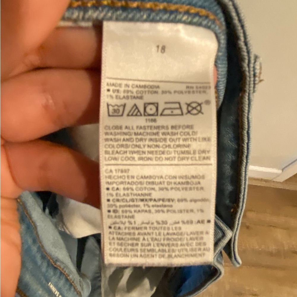 Old Navy Women's Sky Blue Super Skinny Jeans Size 18 - Picture 4 of 4